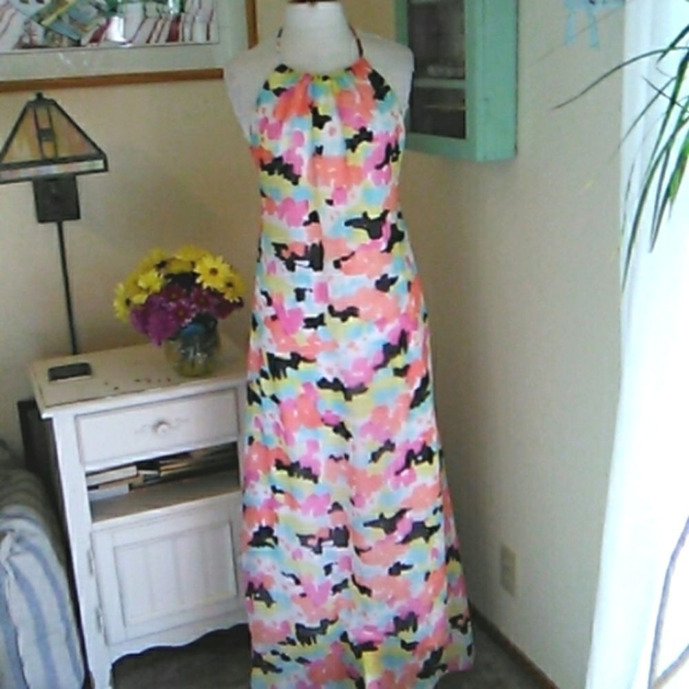 Kut From the Kloth Halter Maxi Dress